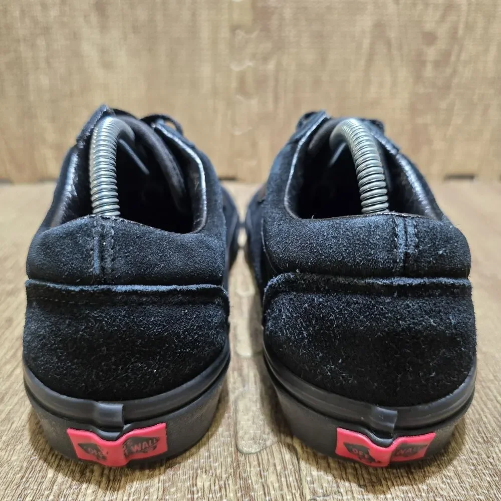Vans Old Skool Triple Black Suede Sneakers Womens 7.5 Mens 6 Shoes